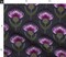 Thistle Scottish Scotland National Flower Purple Prickly Thorn Night Garden Dark Large Scale Custom Printed Fabric by Spoonflower Various Fabrics by the Yard or Fat Quarter